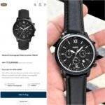 Fossil Neutro Chronograph Watch Price in India - Style 11 - Buy at Bootery