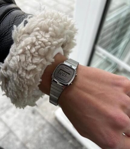 Casio Women's Vintage LA670 Silver Grey Watch Price in India - Buy at Bootery
