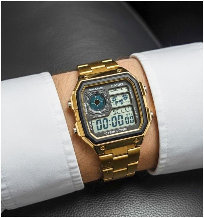 8740_6985f891447480.jpg Casio illuminator AE-1200-WHD-1AV - Gold - Image 1