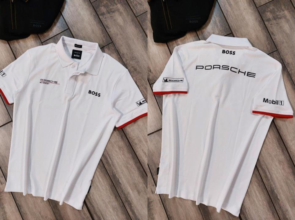 Buy Boss X Porsche Edition White Collar Neck Premium Polo T-shirt F3430-w2 Online in India - Bootery - Image 11