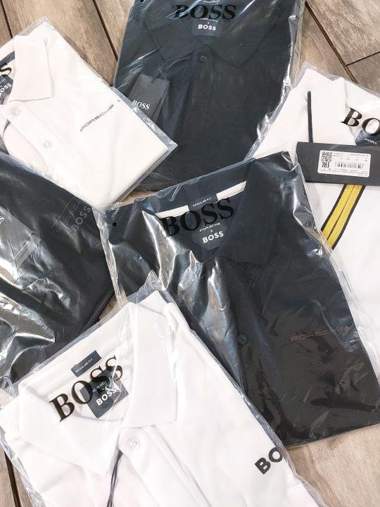 Buy Boss X Porsche Edition White Collar Neck Premium Polo T-shirt F3430-w2 Online in India - Bootery - Image 3