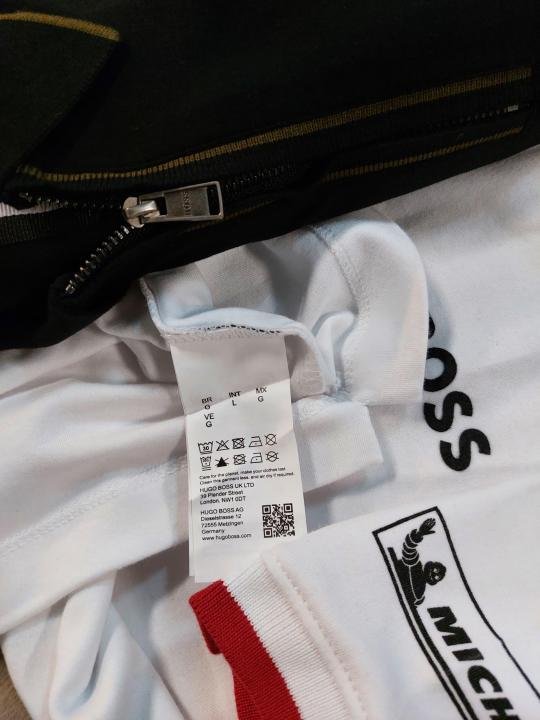 Buy Boss X Porsche Edition White Collar Neck Premium Polo T-shirt F3430-w2 Online in India - Bootery - Image 2