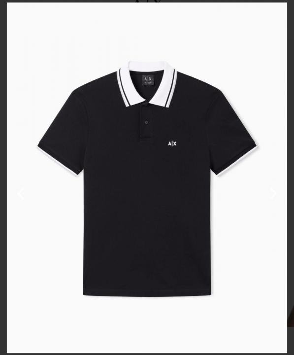 Armani Exchange Black Polo Premium Collar Neck T-shirt F3706-b2 Price in India - Buy at Bootery - Image 9