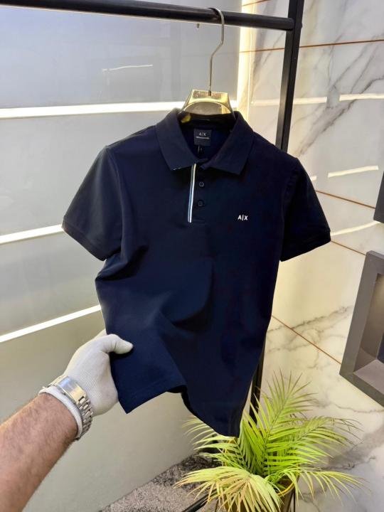 Armani Exchange Navy Polo Premium Collar Neck T-shirt F3706-ny Price in India - Buy at Bootery - Image 11
