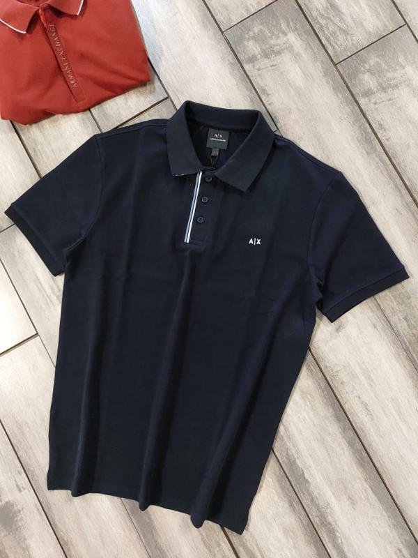 Armani Exchange Navy Polo Premium Collar Neck T-shirt F3706-ny Price in India - Buy at Bootery - Image 10