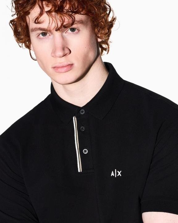 Armani Exchange Navy Polo Premium Collar Neck T-shirt F3706-ny Price in India - Buy at Bootery - Image 9