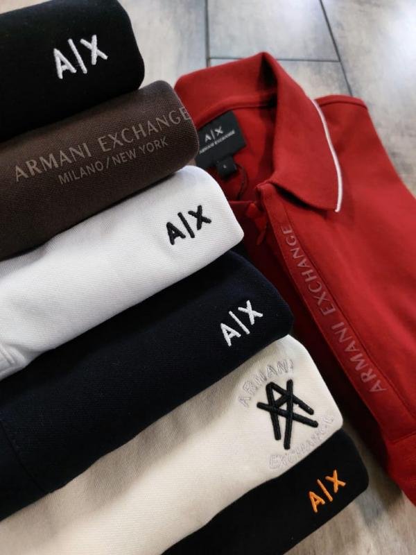 Armani Exchange Navy Polo Premium Collar Neck T-shirt F3706-ny Price in India - Buy at Bootery - Image 7