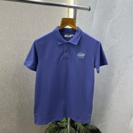 Buy Lacoste Purple Premium Polo Neck T-Shirt 541 Online in India - Bootery