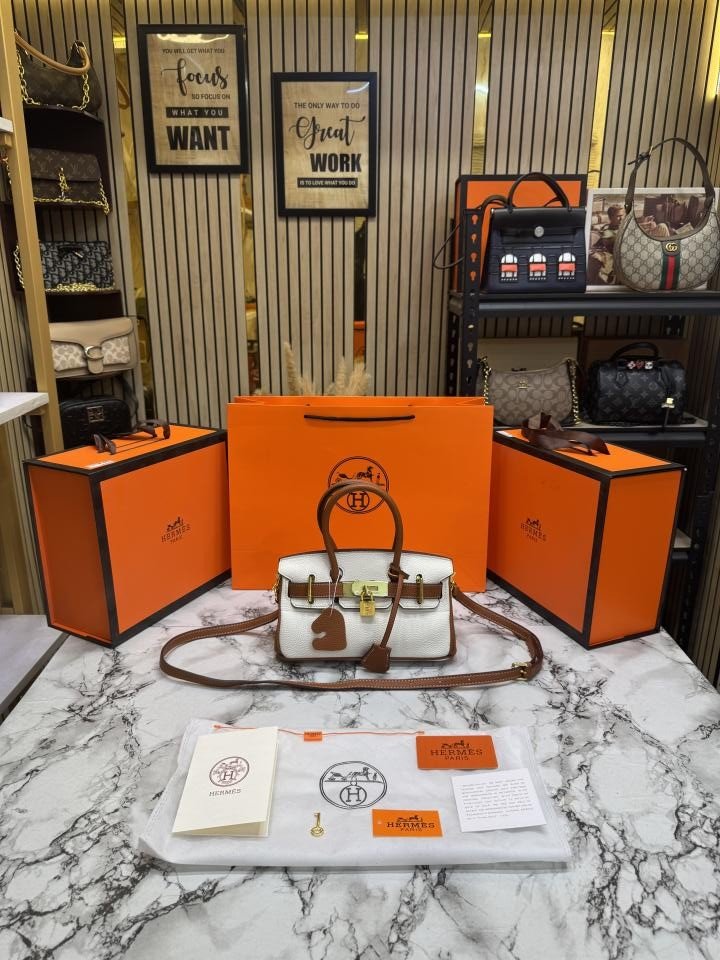 Hermes Togo Horseshoe Birkin Handbag With OG Box And Dust Bag With Carry Bag - Best Price Online - Style 1 - Bootery
