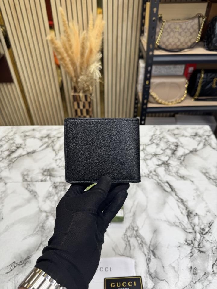 Gucci GG Marmont Leather Bifold Wallet With Og Box And Dust Bag Black Price in India - Buy at Bootery - Image 7