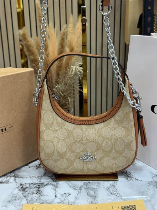 Coach Signature Canvas Crescent Bag With Box And Dust Bag Including Carry Bag Price in India - Style 2 - Buy at Bootery - Image 7