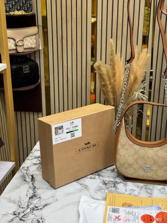 Coach Signature Canvas Crescent Bag With Box And Dust Bag Including Carry Bag Price in India - Style 2 - Buy at Bootery - Image 6