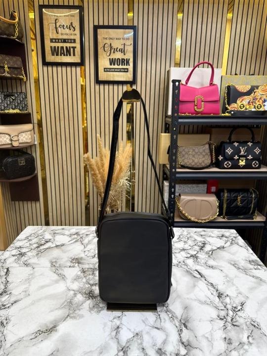 Hugo Boss Mini Crossbody Sling Bag Black Logo Price in India - Buy at Bootery - Image 5