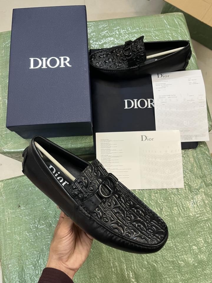 Dior Odeon Premium Loafers Surplus Calf Leather Quality With All Accessories HX017 Shoes Price in India - Buy at Bootery - Image 2
