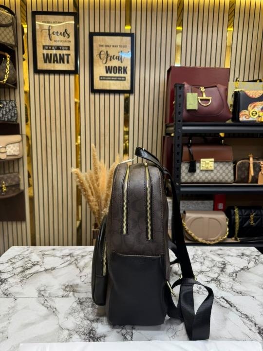 Buy Coach Leather Court With Dust Bag Premium Quality Backpack Online in India - Bootery - Image 4