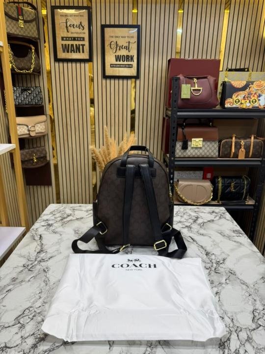 Buy Coach Leather Court With Dust Bag Premium Quality Backpack Online in India - Bootery - Image 3