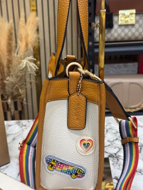 Coach City Patchwork Tote Bag With Matching Zip Wallet Rainbow Strap Box And Dust Bag - Best Price Online - Bootery - Image 19
