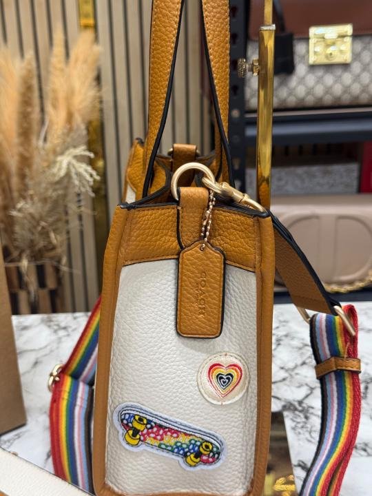 Coach City Patchwork Tote Bag With Matching Zip Wallet Rainbow Strap Box And Dust Bag - Best Price Online - Bootery - Image 11