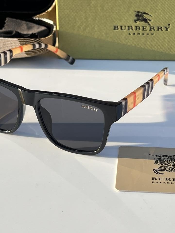 Buy Burberry 4395 Glossy Black Sunglasses Online in India - Style 1 - Bootery - Image 5