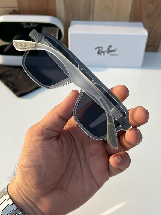 Buy Ray-Ban 4904 White Black Sunglasses Online in India - Bootery - Image 4