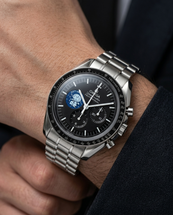 Omega Speedmaster 57 Silver Snoopy 50th Anniversary Watch for Men - Best Price Online - Style 1 - Bootery