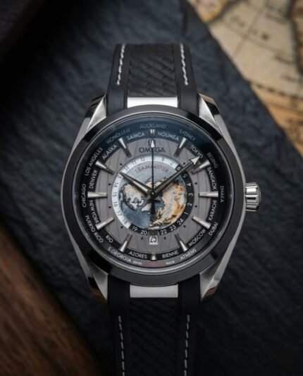 Omega Seamaster Aqua Terra 150M - Quartz World Map Watch Price in India - Style 1 - Buy at Bootery
