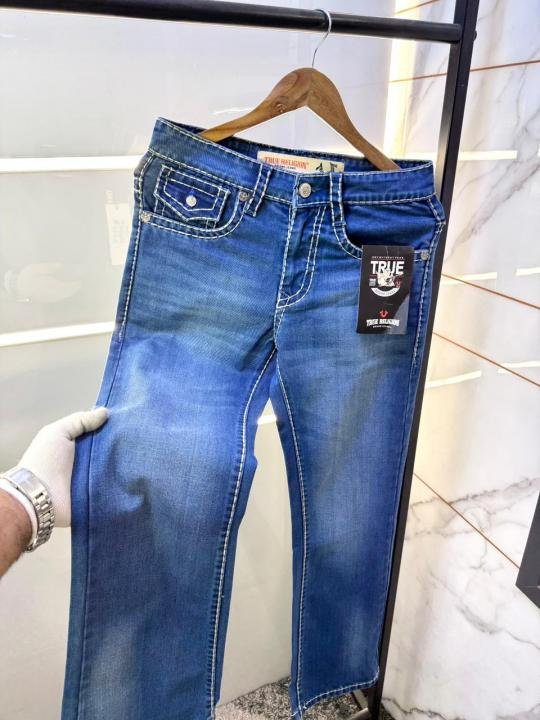 True Religion Imported Blue Super Premium Denim F3553-bu - Best Price Online - Bootery - Image 4