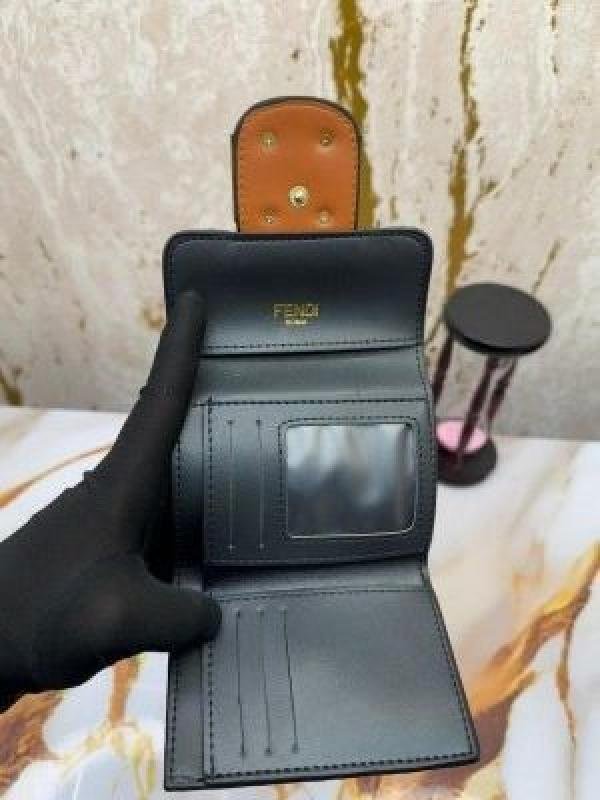 Fendi Zucca Premium Tri-fold Wallet - Image 6