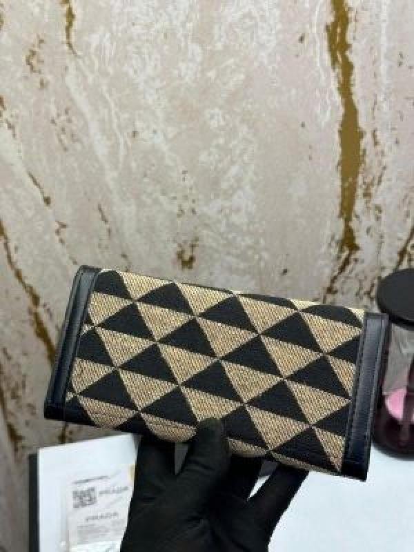 Prada Wallet Premium Quality With OG Box 1983-1 - black Price in India - Buy at Bootery - Image 8