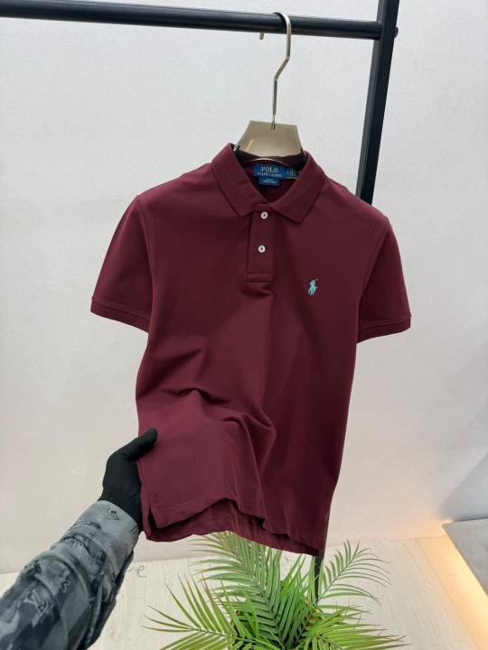 Ralph Lauren Ralph Lauren Maroon Polo Premium Collar Neck T-shirt F3868-ma - Image 10