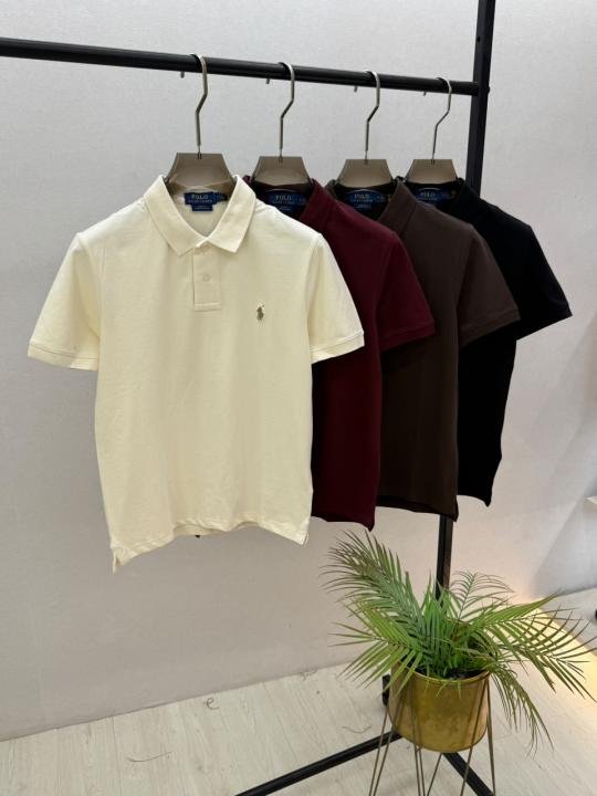 Ralph Lauren Ralph Lauren Maroon Polo Premium Collar Neck T-shirt F3868-ma - Image 6