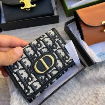 Dior Montaigne Wallet Premium Quality With Box - Best Price Online - Bootery