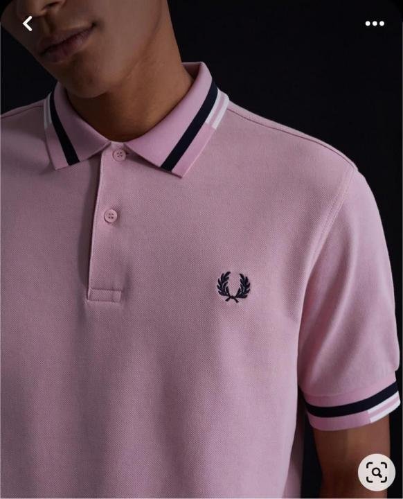 Fred Perry Pink Polo Premium Collar Neck T-shirt F3755-pi - Image 10