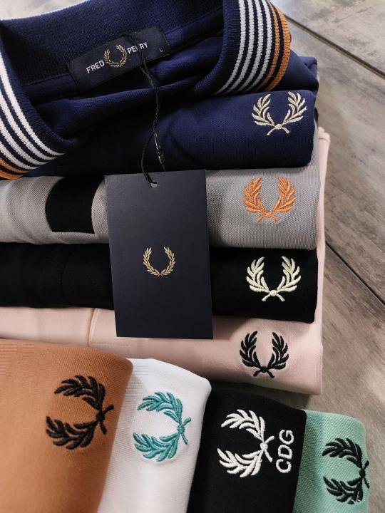 Fred Perry Pink Polo Premium Collar Neck T-shirt F3755-pi - Image 8