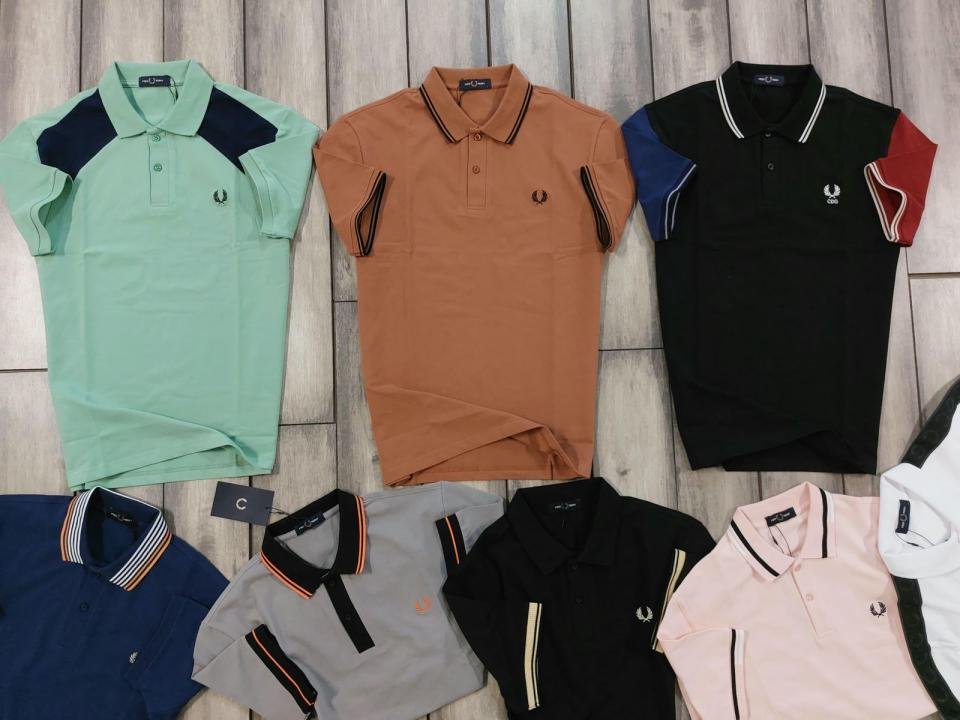 Fred Perry Pink Polo Premium Collar Neck T-shirt F3755-pi - Image 3