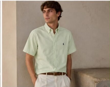 Ralph Lauren Green Premium Half Sleeve Shirt Price in India - Buy at Bootery