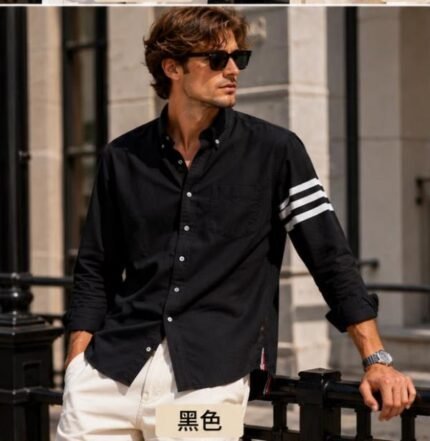 Thom Browne Imported Black Premium Shirt - Best Price Online - Bootery