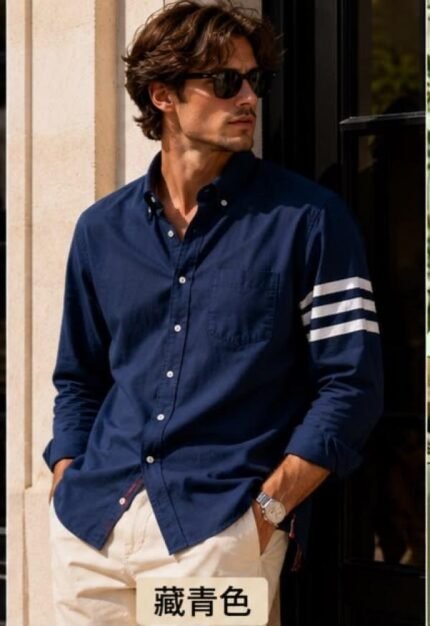 Thom Browne Imported Navy Premium Shirt Price in India - Buy at Bootery