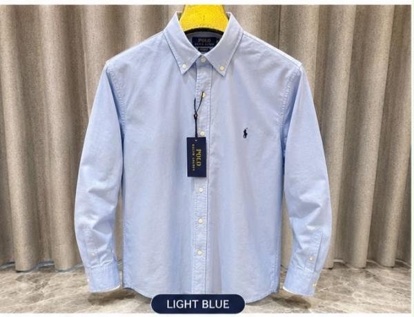 Ralph Lauren Sky Blue Premium Classic Shirt - Image 2