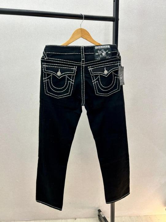 True Religion Imported Black Super Premium Denim F3822-b1