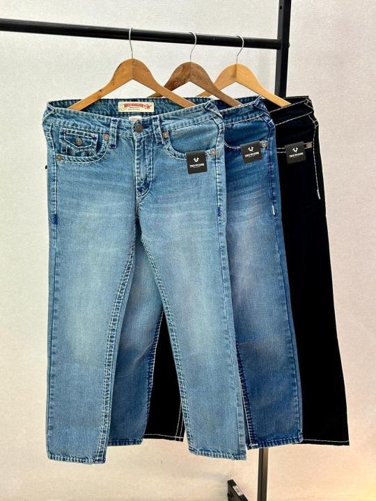 True Religion Imported Black Super Premium Denim F3822-b1 - Image 2