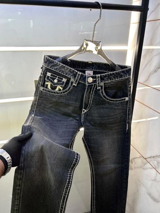 True Religion Super Premium Denim Jeans With Brand Box & Carry Bag - Image 2