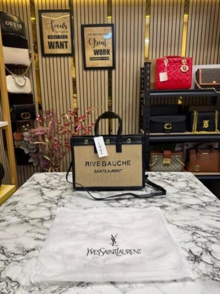 Buy Saint Laurent YSL Yves Saint Laurent Rive Gauche Handbag With Dust Bag Online in India - Style 1 - Bootery
