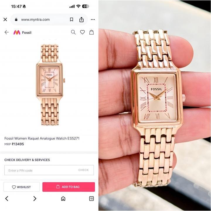 Fossil Raquel Watch Price in India - Style 1 - Buy at Bootery