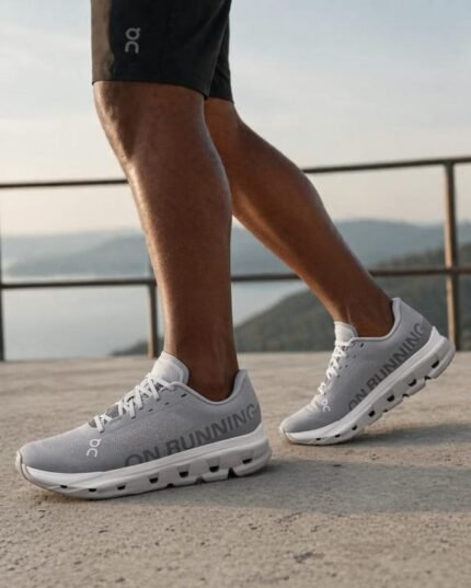 Buy On Cloudflow 5 Running Grey Shoes Online in India - Bootery - Image 2