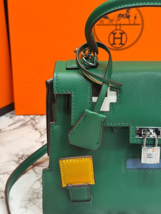 Hermes Kelly Doll Mini Top Handle Crossbody Bag With Box And Dust Bag Including Carry Bag - Image 5