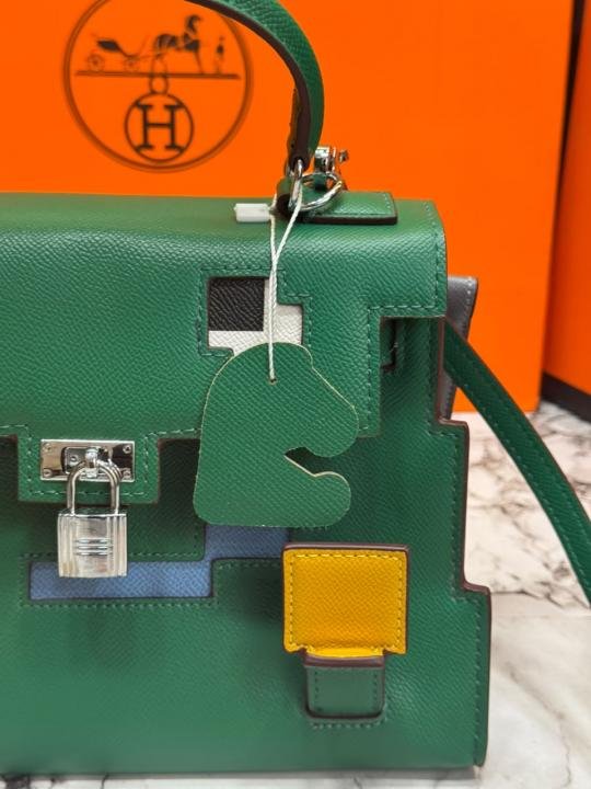 Hermes Kelly Doll Mini Top Handle Crossbody Bag With Box And Dust Bag Including Carry Bag - Image 4