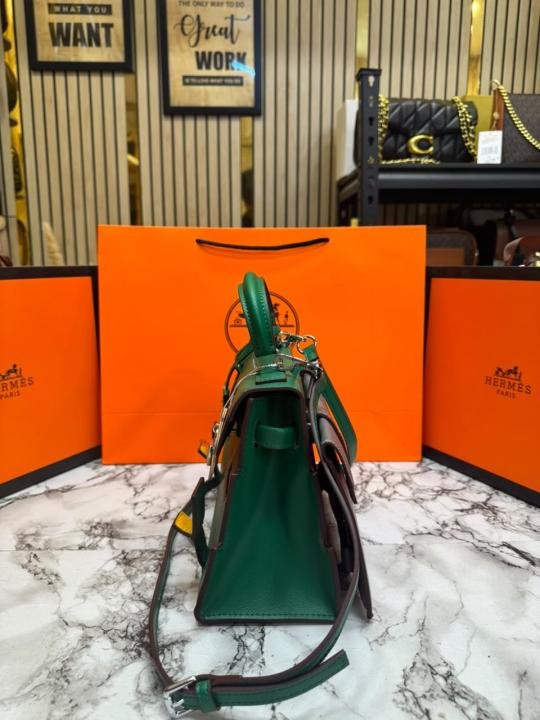 Hermes Kelly Doll Mini Top Handle Crossbody Bag With Box And Dust Bag Including Carry Bag - Image 3