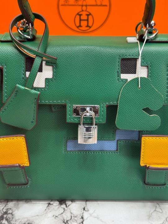 Hermes Kelly Doll Mini Top Handle Crossbody Bag With Box And Dust Bag Including Carry Bag - Image 2