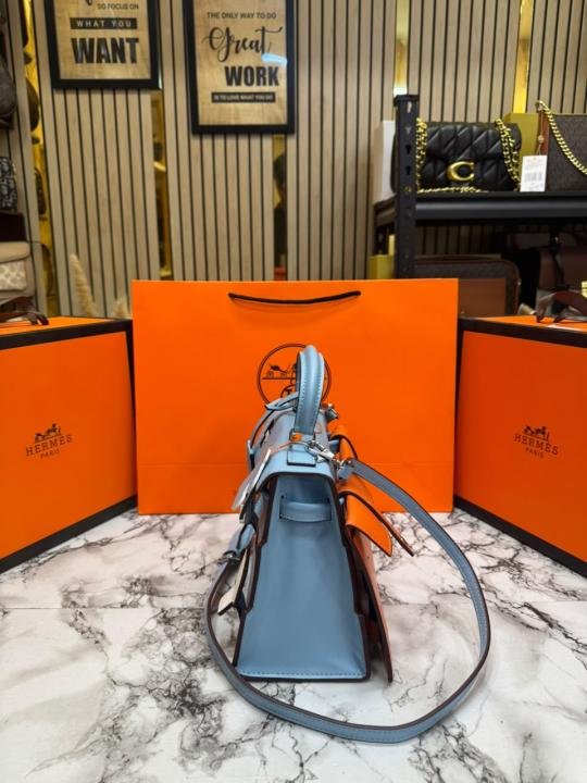 Hermes Kelly Doll Mini Top Handle Crossbody Bag With Box And Dust Bag Including Carry Bag - Image 4